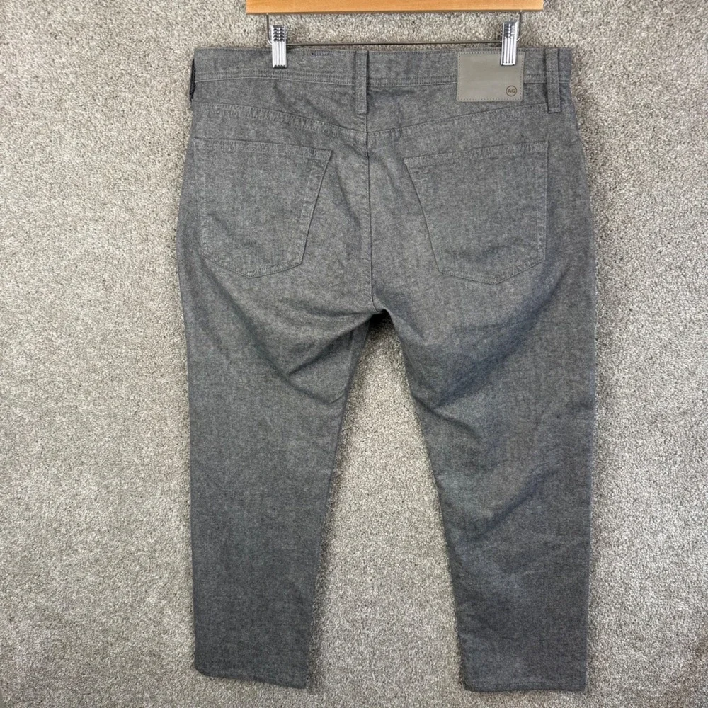 AG Adriano Goldschmied The Tellis Modern Slim Grey Pants Mens 35x28
